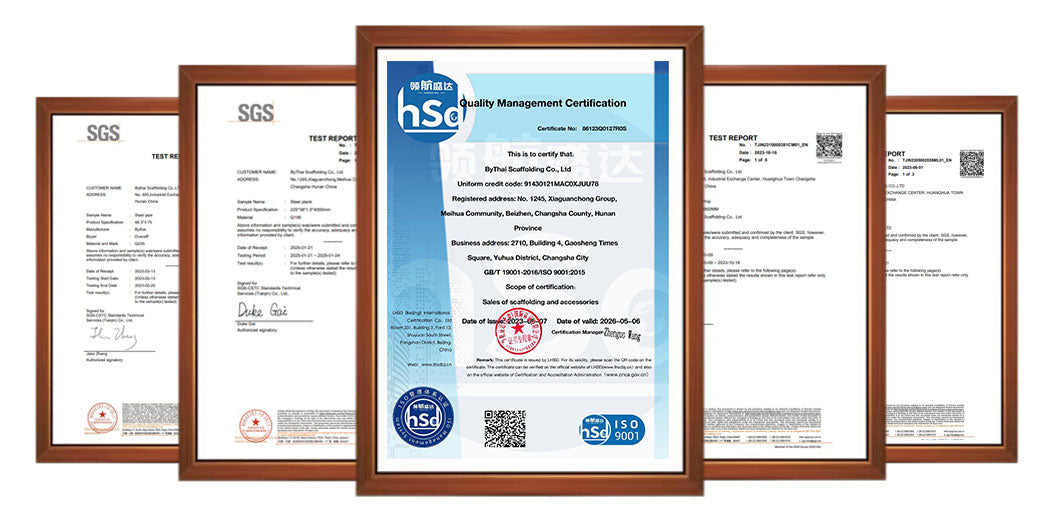 Certified Scaffolding from Bythai