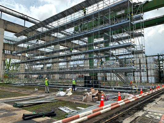 Boost Efficiency in Commercial Construction with Ringlock Scaffolding