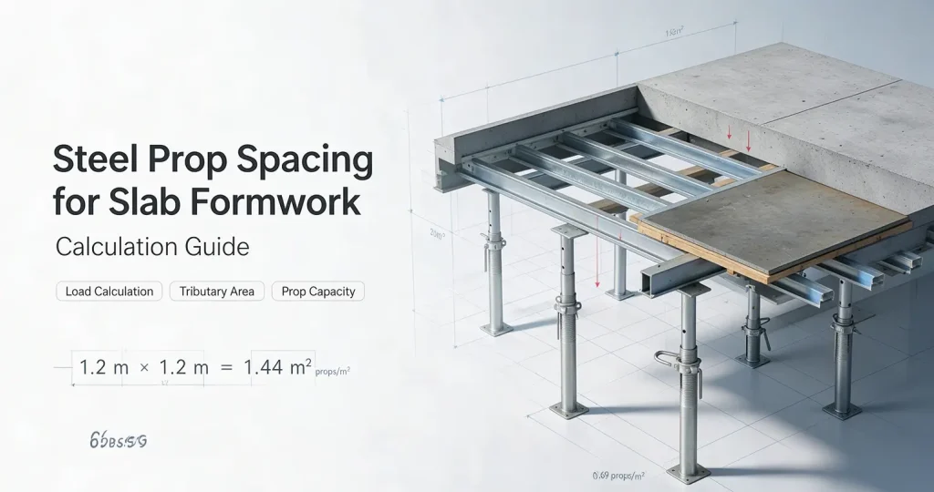 Steel Prop Spacing for Slab Formwork